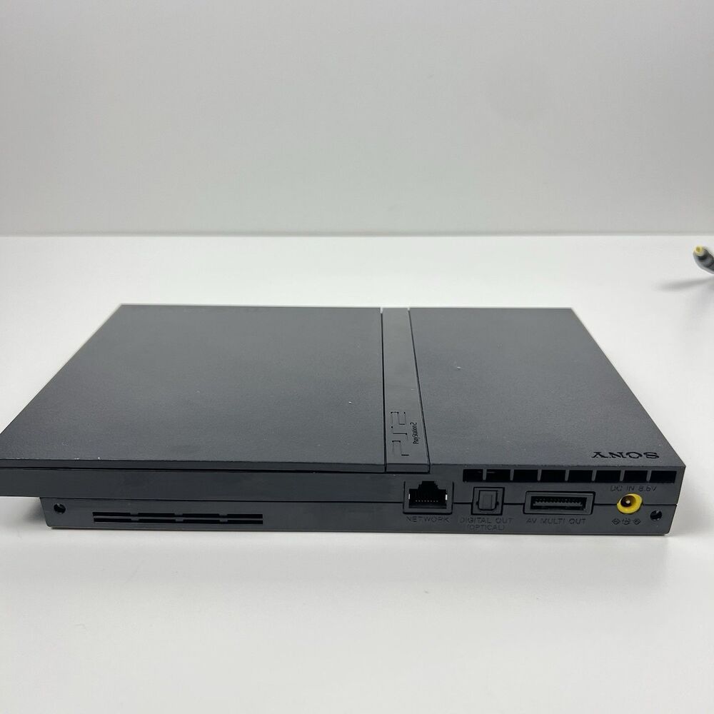Sony PlayStation 2 PS2 Slim SCPH-75001 Console w/ Cords Tested Working - Picture 6 of 8